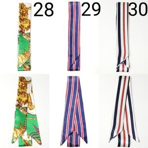 New! 2pc Any Design From 28 to 30 Satin Scarves